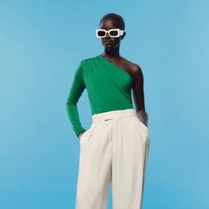 Zara asymmetrical body suite